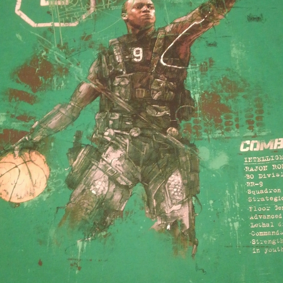 ๐ Rajon Rondo Nike Drifit Tee Shirt Small #9 - Picture 6 of 11